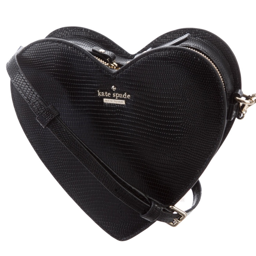 kate spade Black Heart Crossbody Bag - Picture 8 of 14